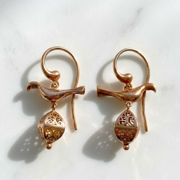 Birds of Freedom Earrings.  POA