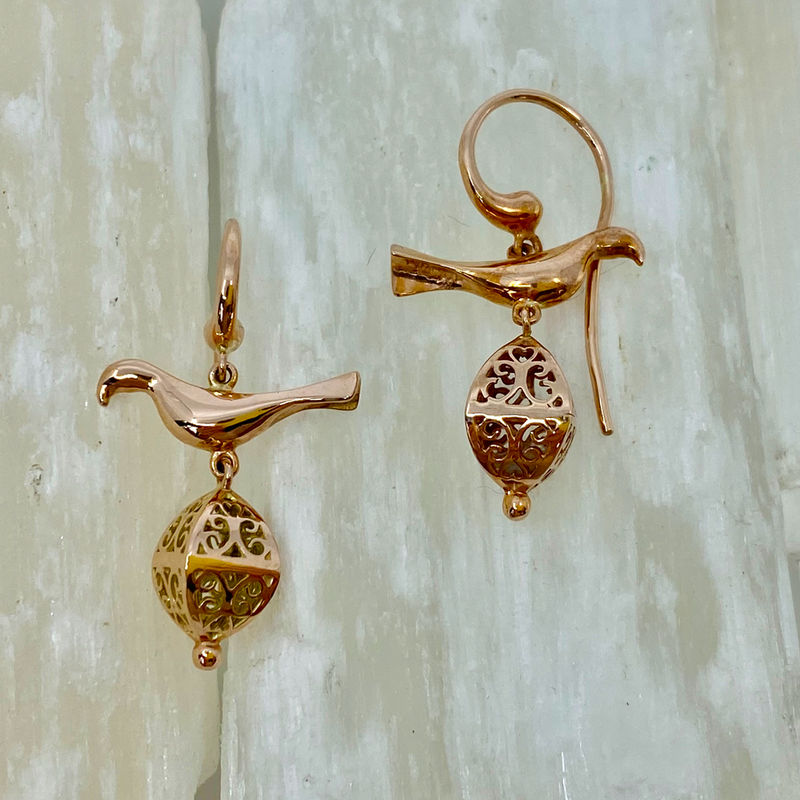 Birds of Freedom Earrings.  POA