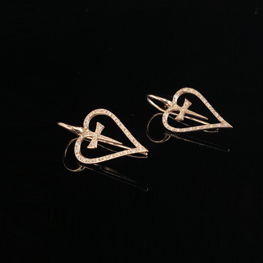 Insignia Diamond Earrings.  POA