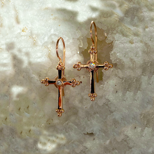 Botonee Cross Earrings