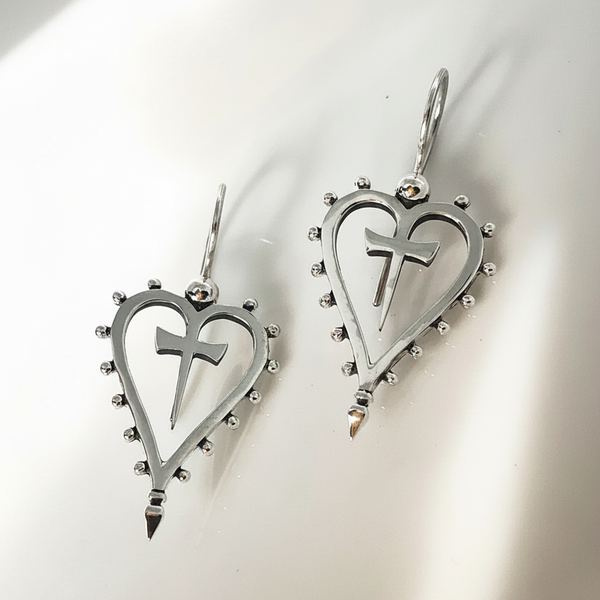 Insignia of Ages Silver Earrings