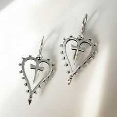 Insignia of Ages Silver Earrings