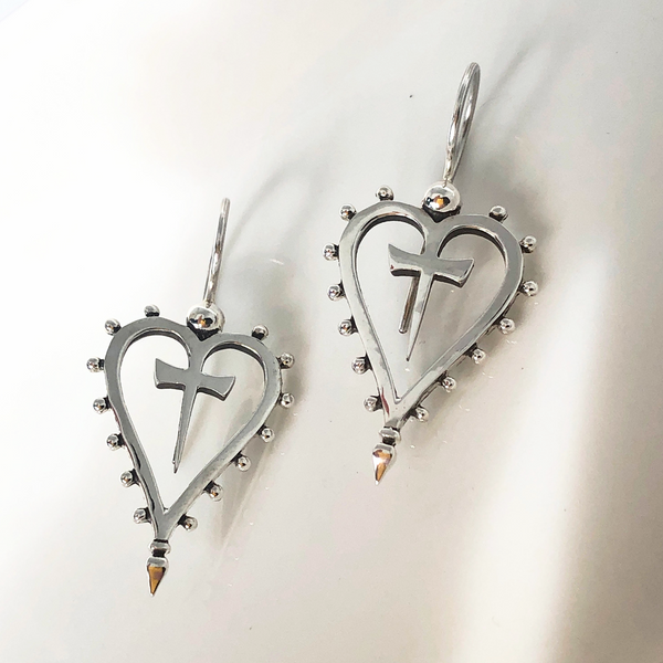 Insignia of Ages Silver Earrings