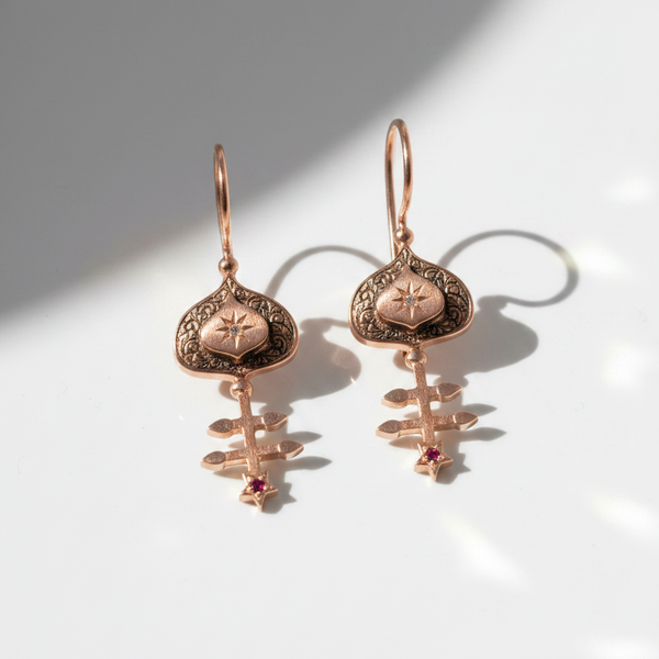 Persian Star Earrings