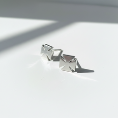 Templar Studs Silver