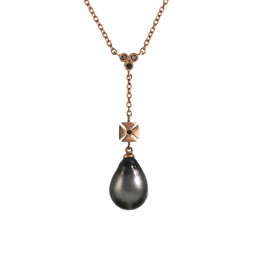 Malta Black Pearl Necklace
