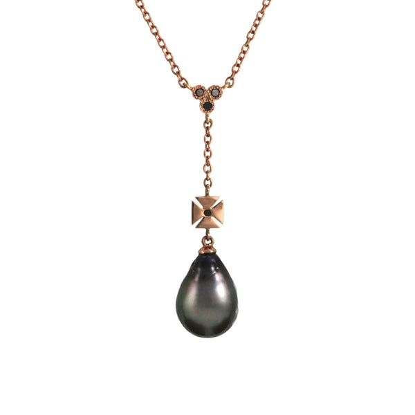 Malta Black Pearl Necklace