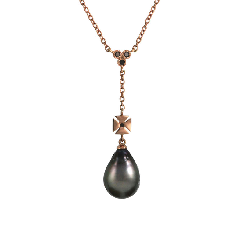 Malta Black Pearl Necklace