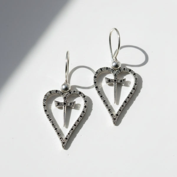 Insignia Black Diamond Earrings. POA