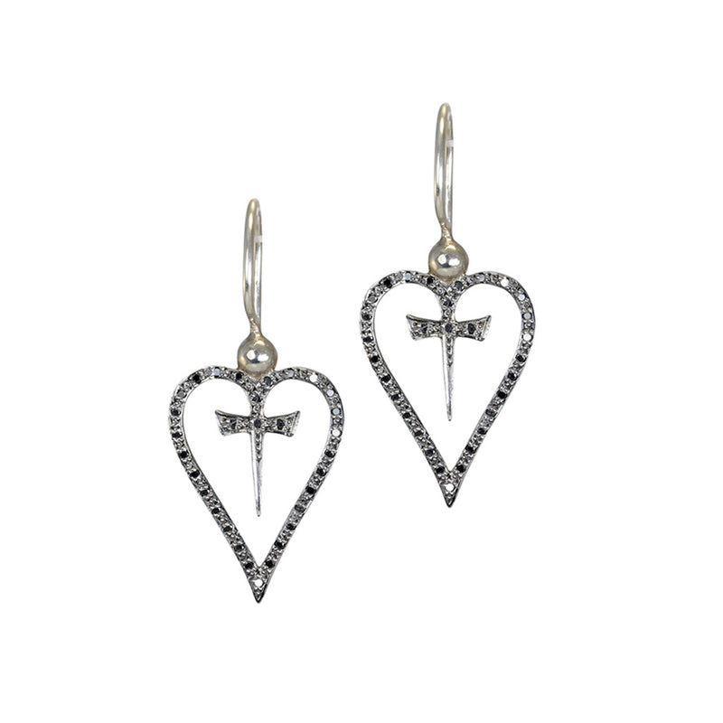 Insignia Black Diamond Earrings